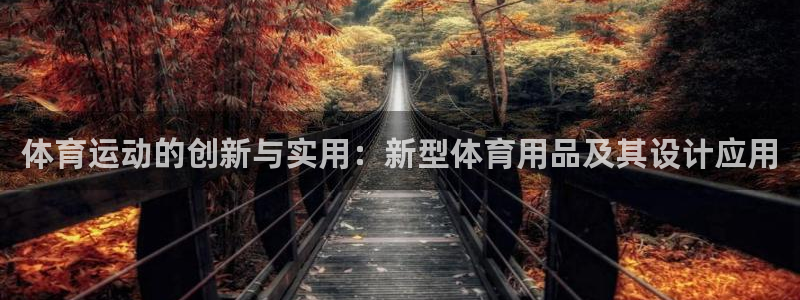 米兰体育在线：体育运动的创新与实用：新型体育用品及其设计应用